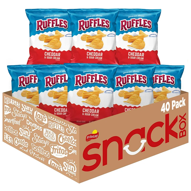 Ruffles Cheddar & Sour Cream β 40ct case