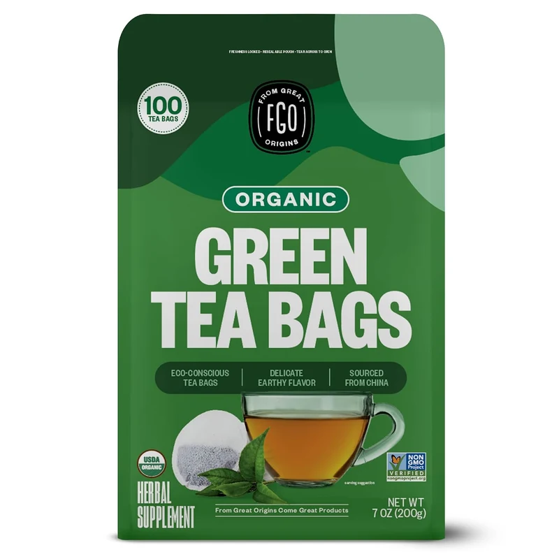 Organic Green Tea 100ct