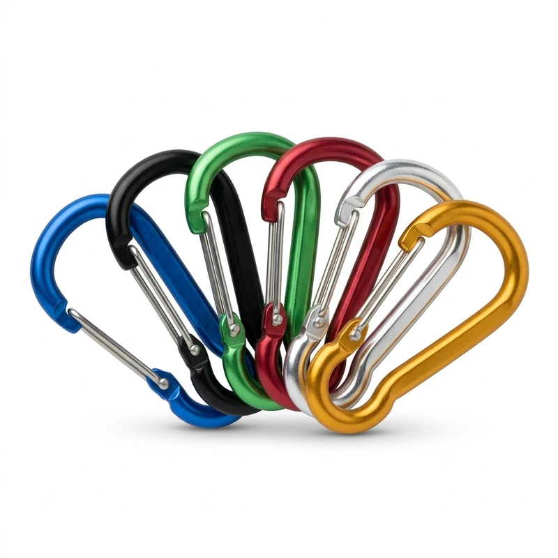 Carabiner Clip Set 6pk