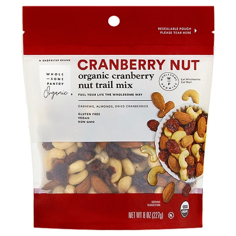 Organic Trail Mix — Cranberry Almond